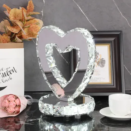 LED Crystal Table Lamps for Home Decor: Dining, Bedside, Hotel, Restaurant, Pub