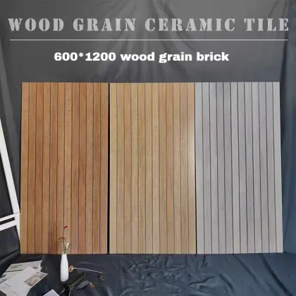 Outdoor Wood Grain Floor Tiles 600x1200 - Balcony and Terrace Antifreeze Tiles