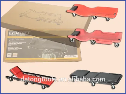 Garage Tools Repairing Rolling Car Ceat With Tool Tray