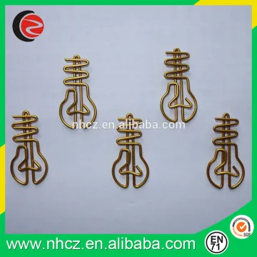 lamp shaped paper clip