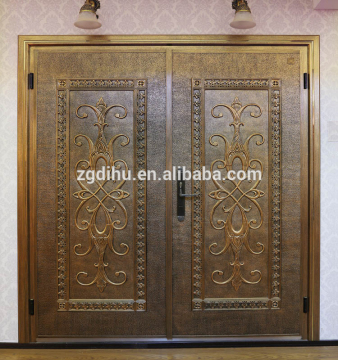Cast aluminum main door