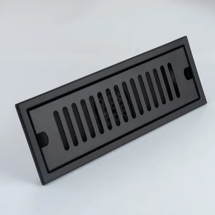 TB-T6BK Stainless Steel 304 Shower Floor Drain Strainer - Black Linear Drain