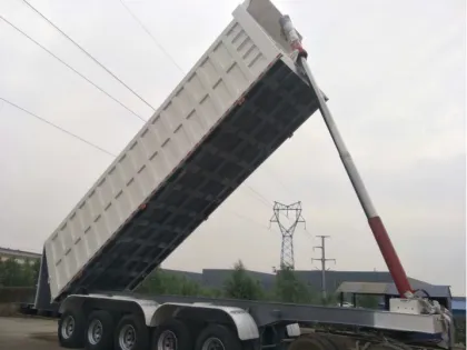 3 axel tipper trailer for heavy truck