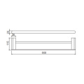 Double Towel Rack Bathroom