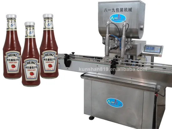 automatic hot sauce filling machine