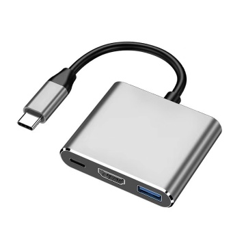 Hot Selling 3-in-1 HDTV USB 3.0 Docking Station for MacBook USB-C Hub Adapter