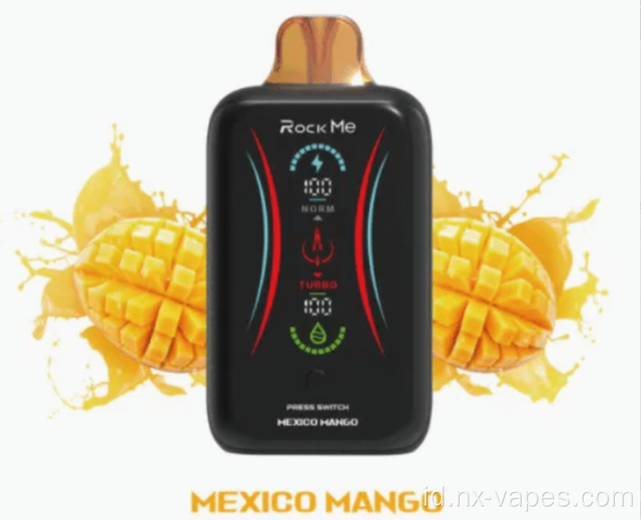 Produk sekali pakai Spanyol Rock Me 25000puffs