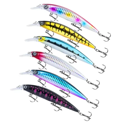 2023 New 130mm 36g 3D Slow Diving Saltwater Jerkbait Lure
