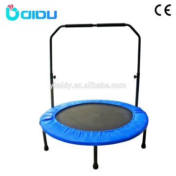 rectangular mini kids trampoline with handle bar