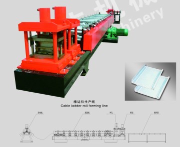 Steel Galvanized Perforated Cable Ladder Roll Forming Machine