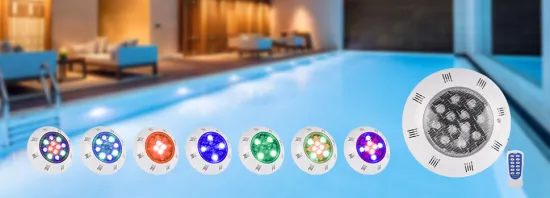 AC12/24V 230mm PC Resin Filled Pool Light