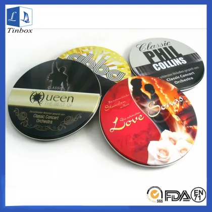Metal Wedding CD DVD Tin Box Case