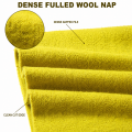 ゆっくりとした方法で作られたボイルドウール生地 40Wool