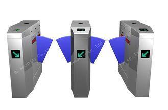 CE Automatic Flap Barrier Gate Two Side Card Reading Securi