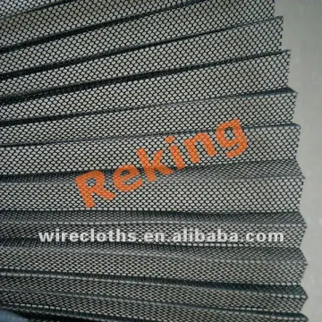 Plisse net window screen