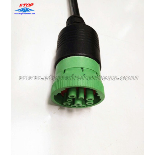 Conector moldado J1939 macho tipo II