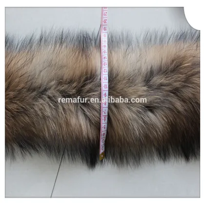 Genuine Fur Raccoon Fur Strips
