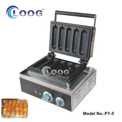 Electric Waffle Stick Machine for Fast Food: Hot Dog Waffle Maker On A Stick for Sale