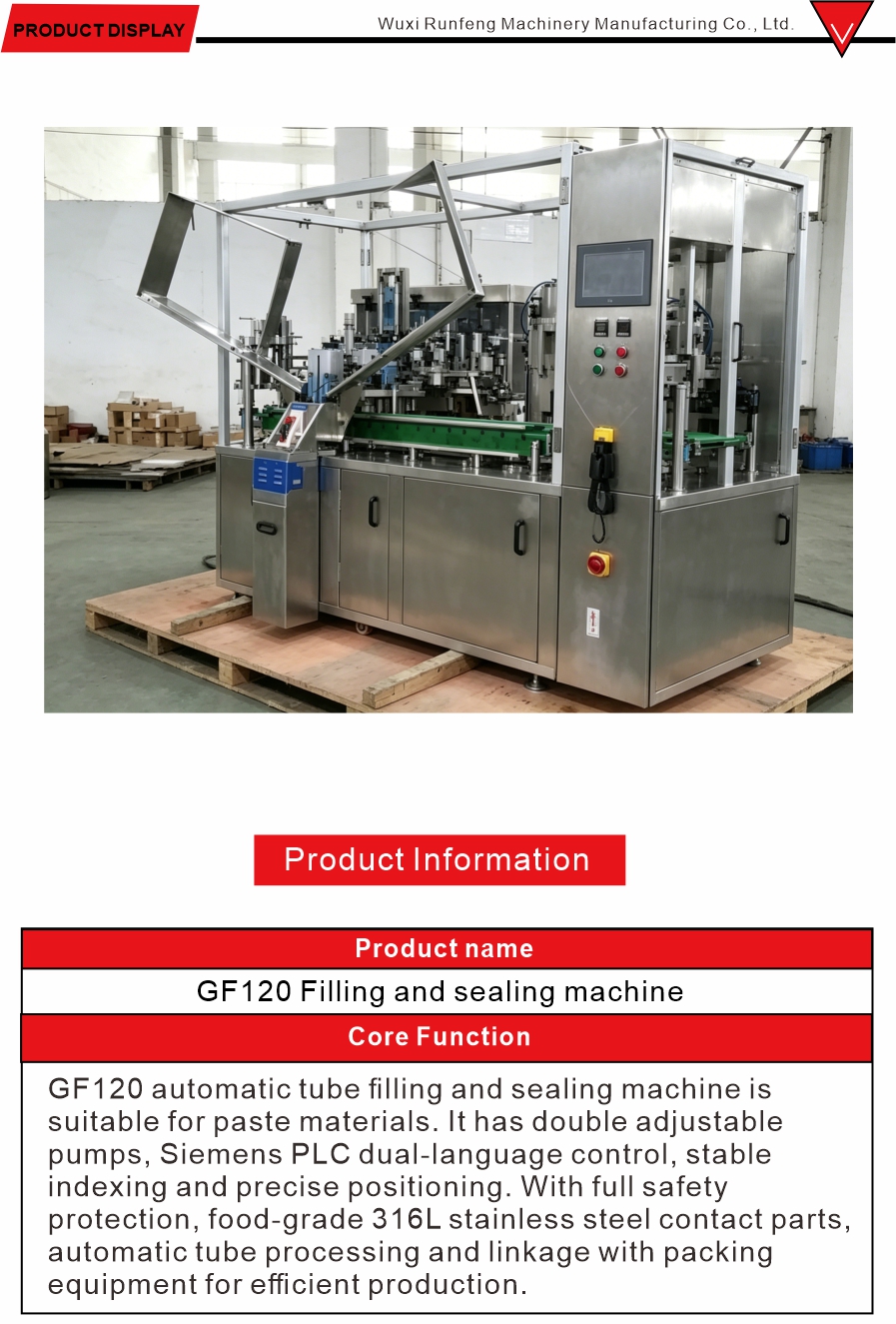 Ointment Packaging Filling Machine
