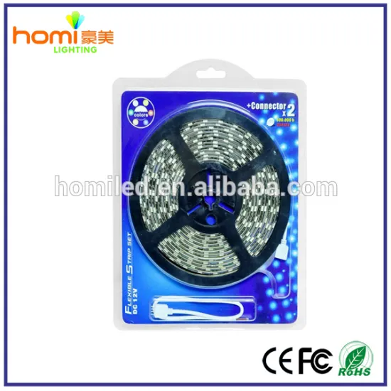 flexible led strip lights blister kit/led strip 5050 60leds/m