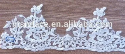 New design embroidered lace bridal lace