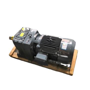 Huake R37 R47 R57 Series เพลาแนวนอน Helical Gearmotor