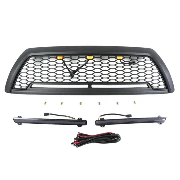 Auto Parts: Car Exterior Accessories - Honeycomb Grill with LED Lights for Toyota 4Runner 2006-2009 TRD