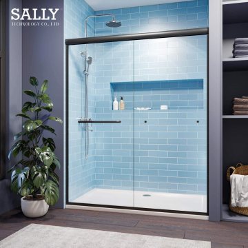 Sally Double Sliding Shower Bypass Portes encadrées