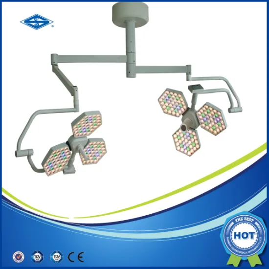 LED Shadowless Manufacturer Portable Operating Lamp (SY02-LED3+3 Adjust color temperature)