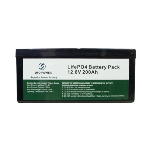 Pacote de bateria de fosfato de ferro-lítio 12V 200Ah