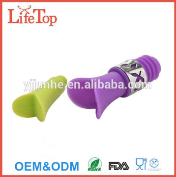 Wholesale Colorful Wine Stopper Silicone Wine Bottle Caps
