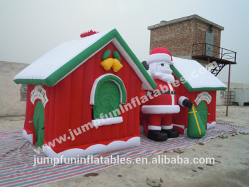 CINFLATABLE SHELTER/Inflatable SANTA CLOUS HOUSE 2015 CE blower for free Inflatable BOOTH for oudtoor