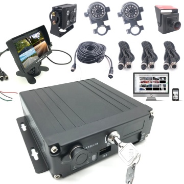 Kit de surveillance des camions Jamaica: AHD 1080p 3G / 4G GPS MDVR avec stockage de cartes SD