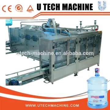 5 gallon bottle water rinsing filling capping machine