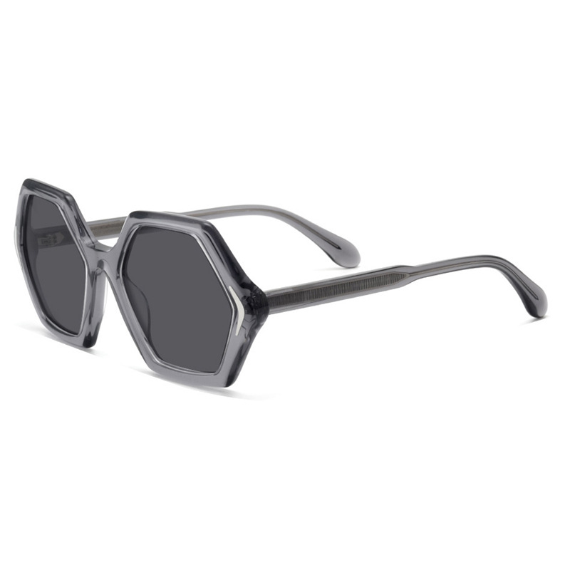 Custom Hexagon Acetate Glasses