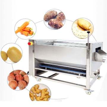Electric Brush Roller Root Vegetable Washer Peeler