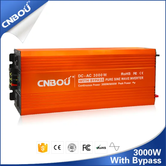 50HZ 24V 220V 3000W solar inverter with bypass