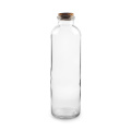 botella de jugo de vidrio transparente de 500 ml con corcho