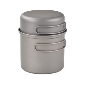 Set di cottura in titanio compatto - pentola da 1050 ml e 500 ml Pan C08i -TJ73D002