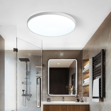 Modern LED Ceiling Lamp: Ultra Thin, Waterproof, 80W, Surface Mounted, 2 Years Warranty