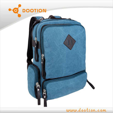 Fashion cute canvas backpacks for girls fit 14inch laptops