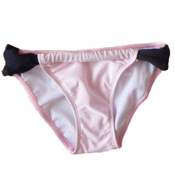 Nylon Bikini Bottoms, In Solid Color, Made of 80% Nylon/20% Spandex, OEM/ODM Orders are Welcome