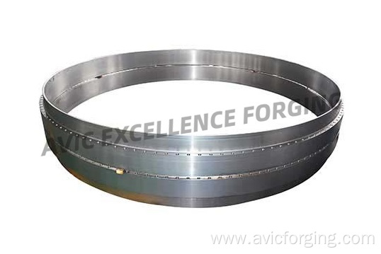 large size flange for pressure vessel equipment