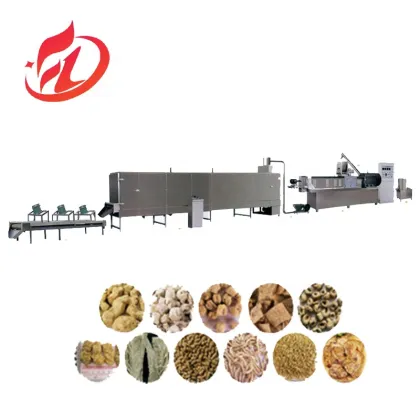 Fully Automatic Industrial TVP TSP Processing Line for Soy Protein Machinery and Bean Product Processing