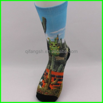 360 degree digital print seamless elite socks