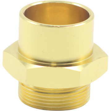 Copper outer hexagon adapter