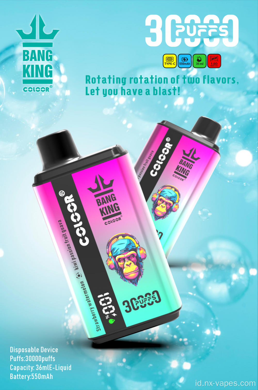 Grosir Asli Merek Bang King 30000 Puffs