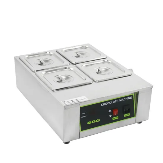 110V 220V Commercial Digital Electric 4 - Cylinder Chocolate Melt Furnace Melt Machine for Heating Hot Stove EU/AU/UK/US