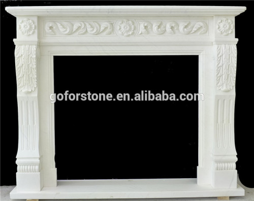 natural stone fireplace