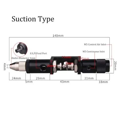 Double Acting Thimble Type Suction Dispensing Valve for Audio Horn and Electronic Appliances